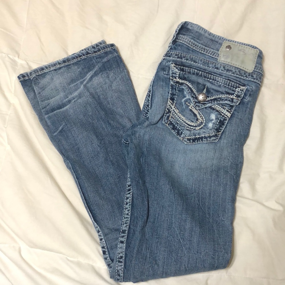 Silver jeans